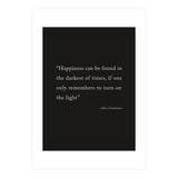 Happiness Can Be Found Dumbledore Quote (Print Only) thumbnail