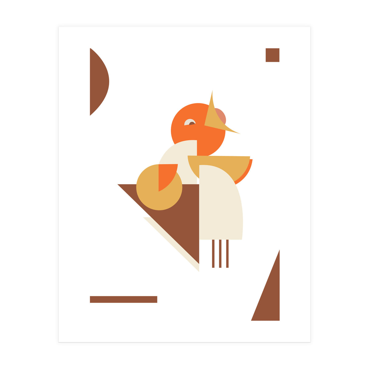 Little bird singing (Print Only)