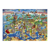 European World Wonders Illustrated Map (Print Only) thumbnail