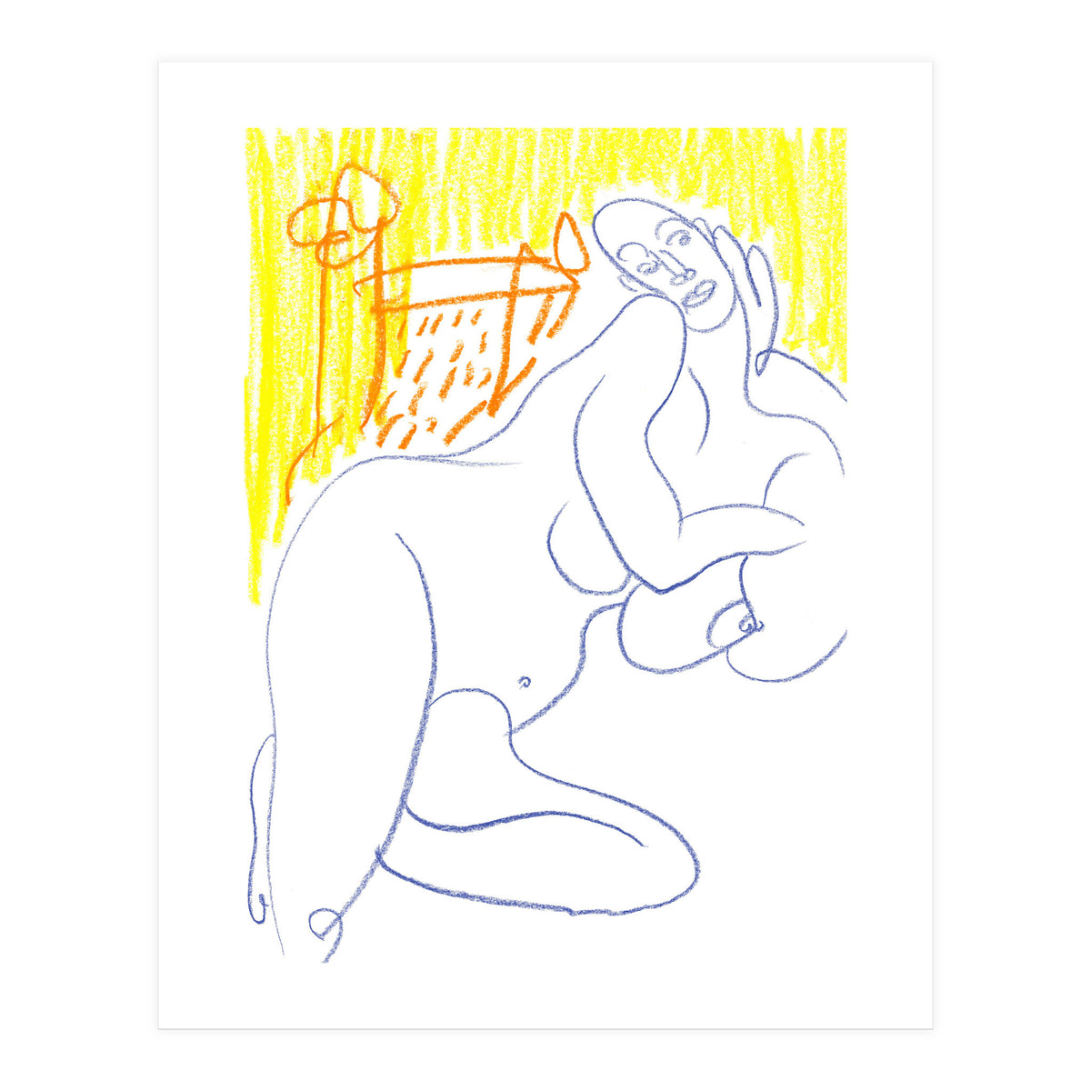 Me On The Chair #1 (Print Only)