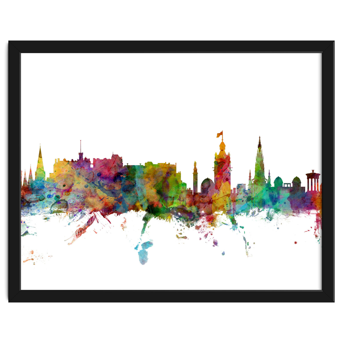 Edinburgh Scotland Skyline