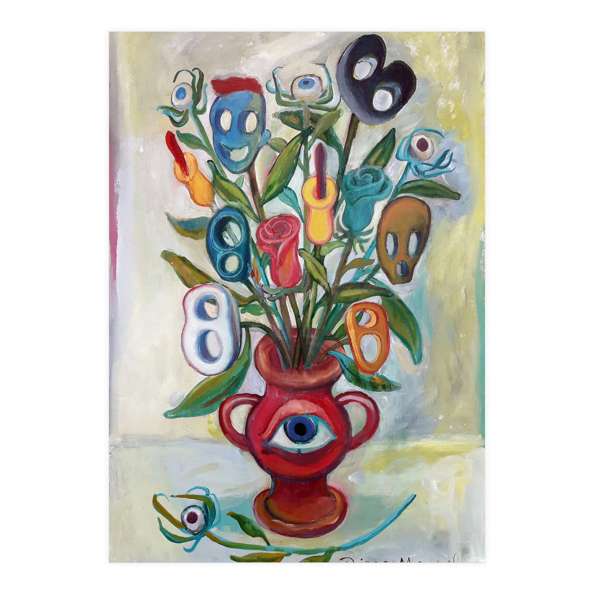 Flores Y Calaveras (Print Only)