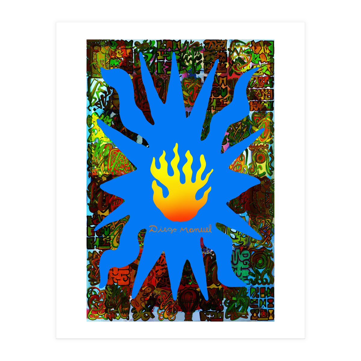 Fuego Y Graffiti 63 (Print Only)