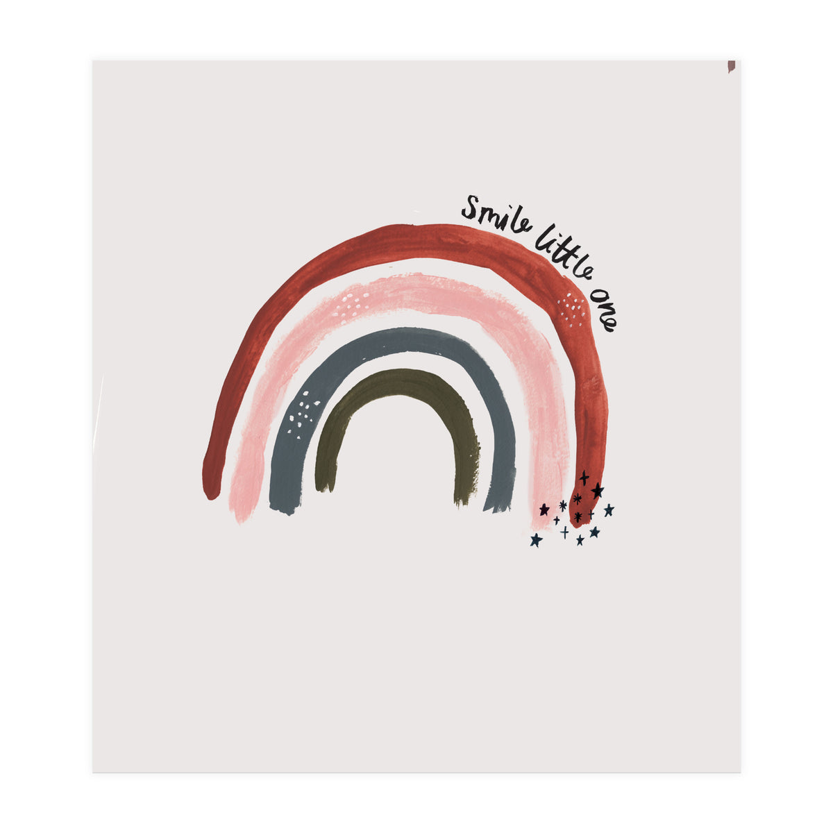 Smile Little One Rainbow Portrait (Print Only)