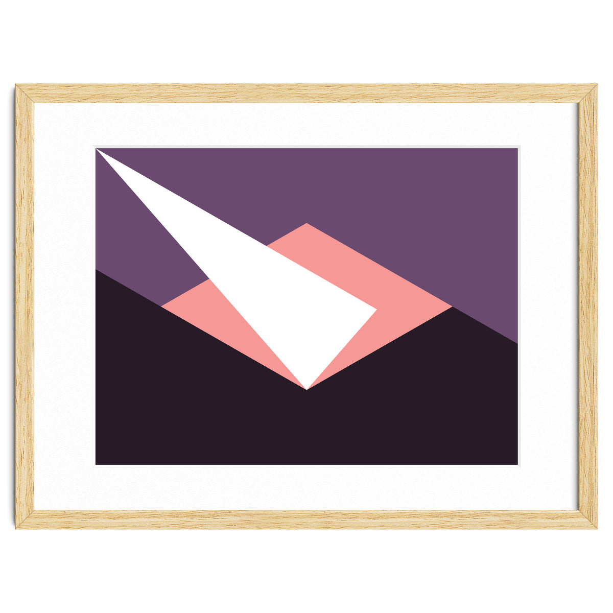 Geometric Shapes No. 59 - pink & purple