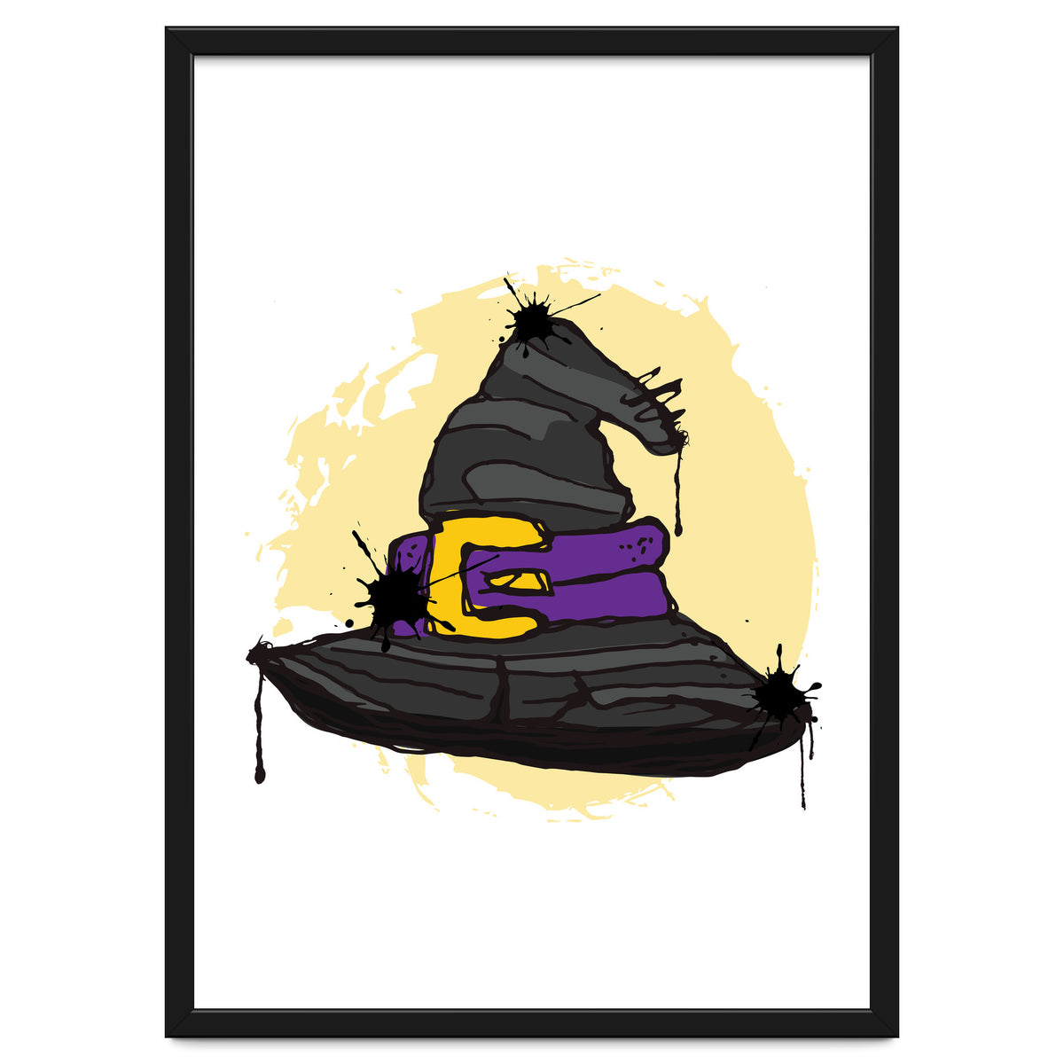 Grey Witch Hat Sketch