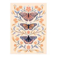 Floral Butterflies (Print Only)