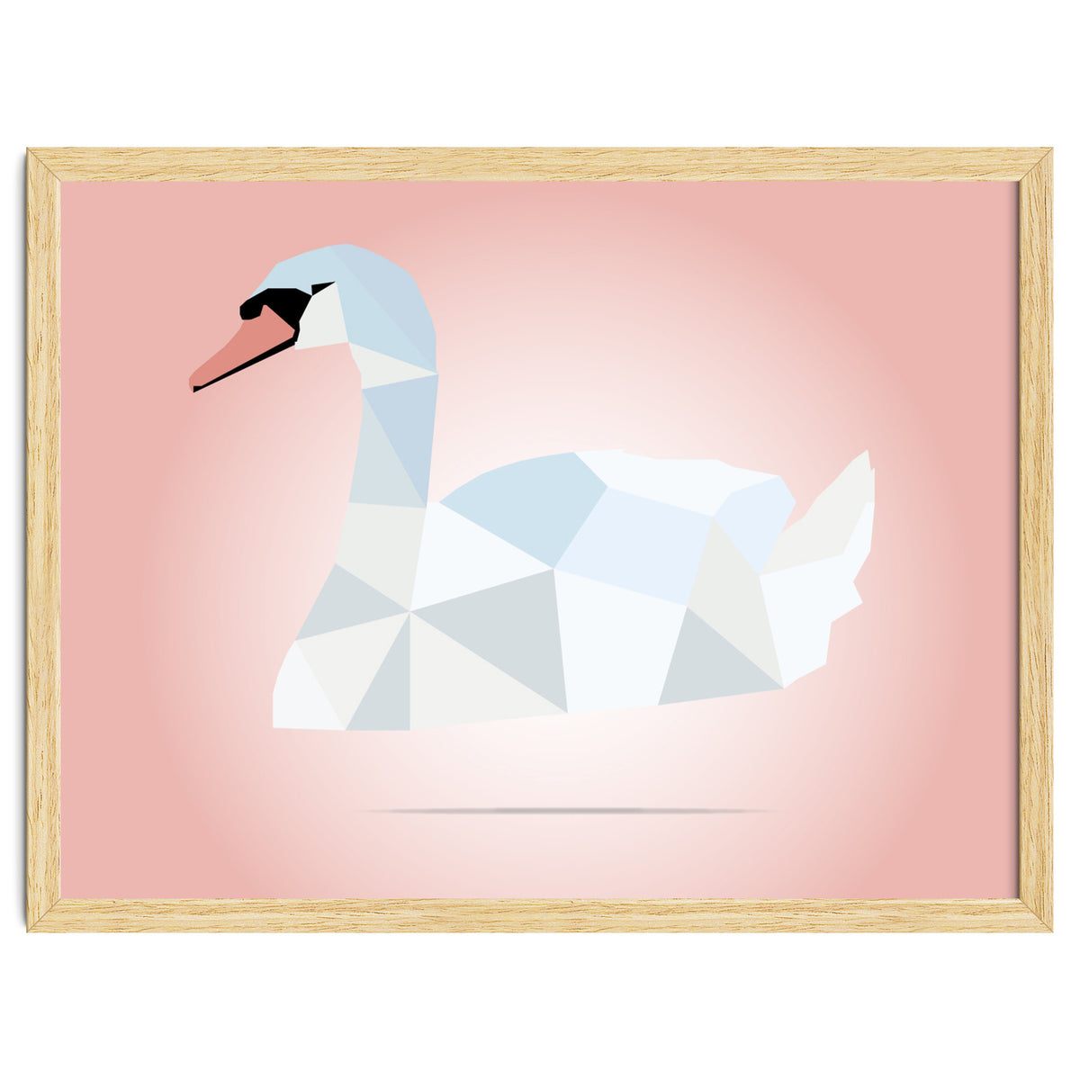 Swan Low Poly Art
