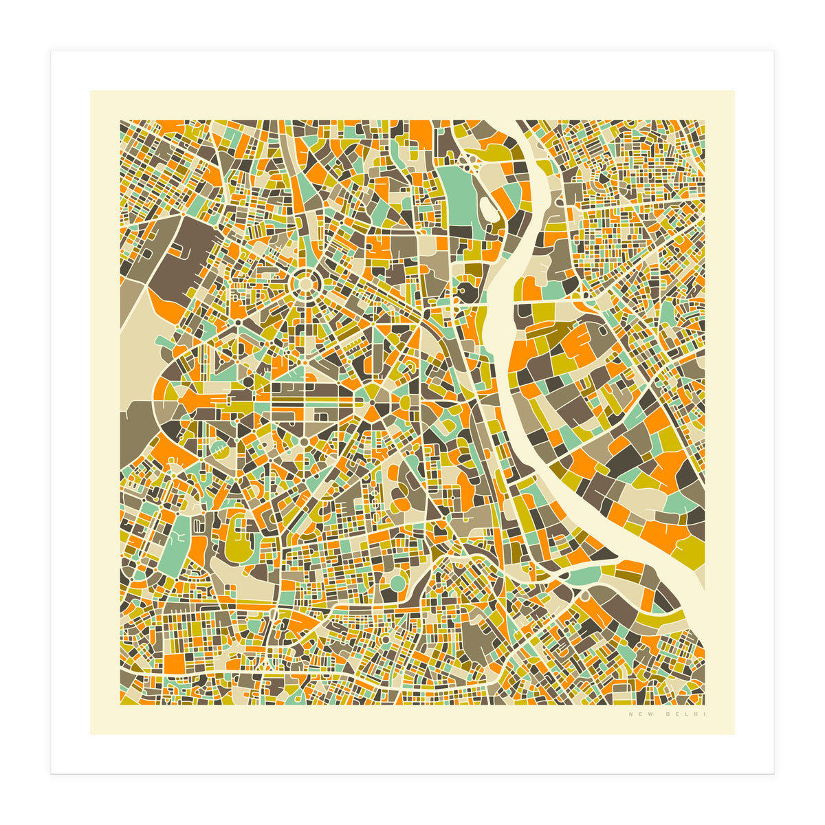 NEW DELHI MAP (Print Only)