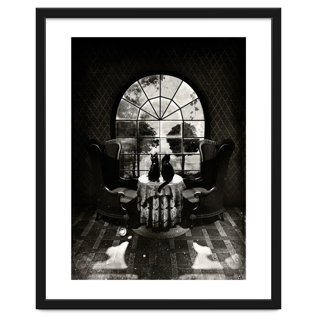 Room Skull Bw