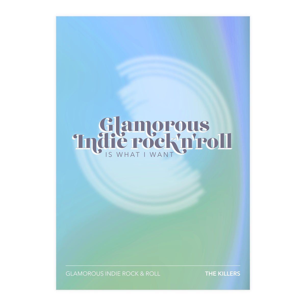 The Killers - Glamourous Indie Rock & Roll (Print Only)