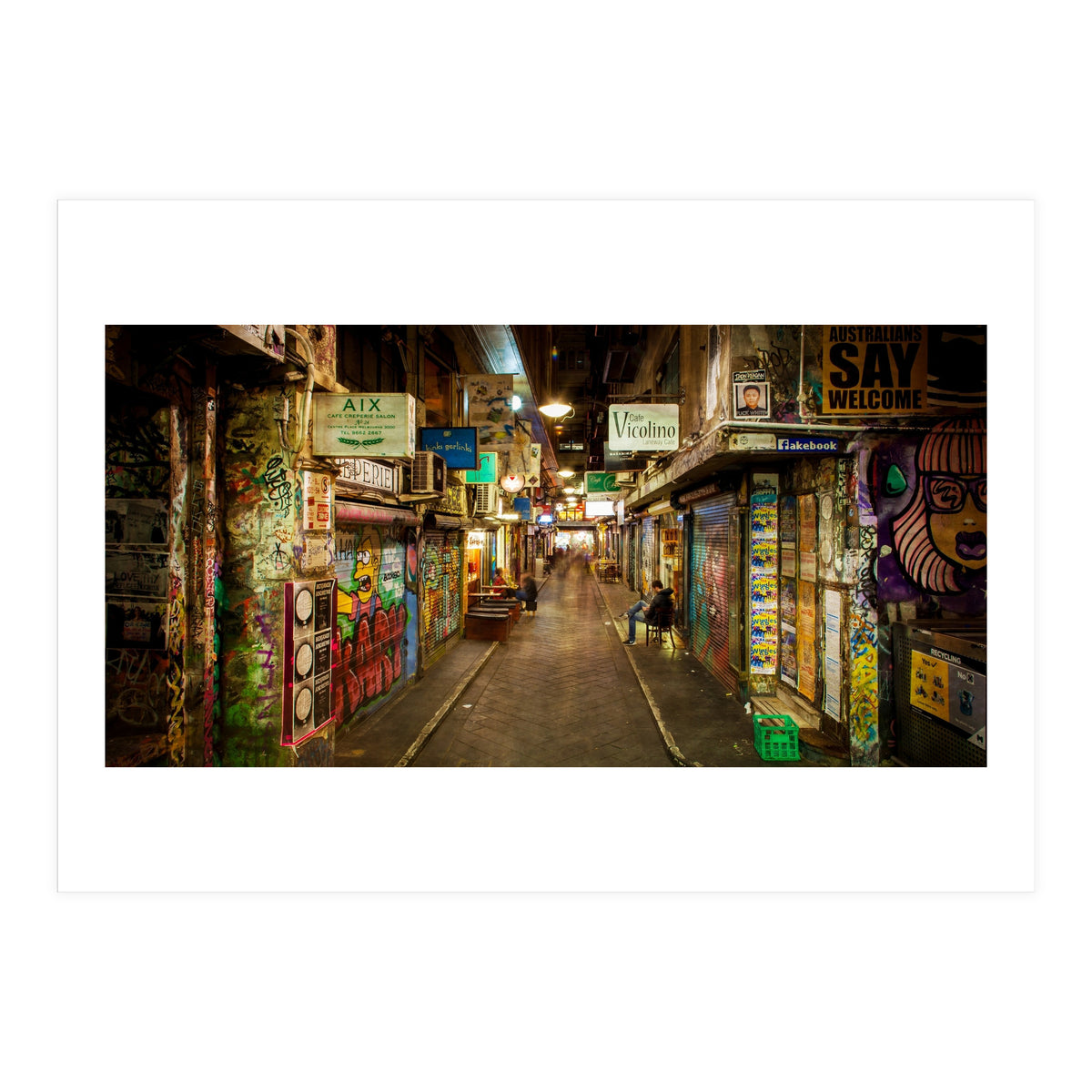 Centre Place After Dark (Print Only)