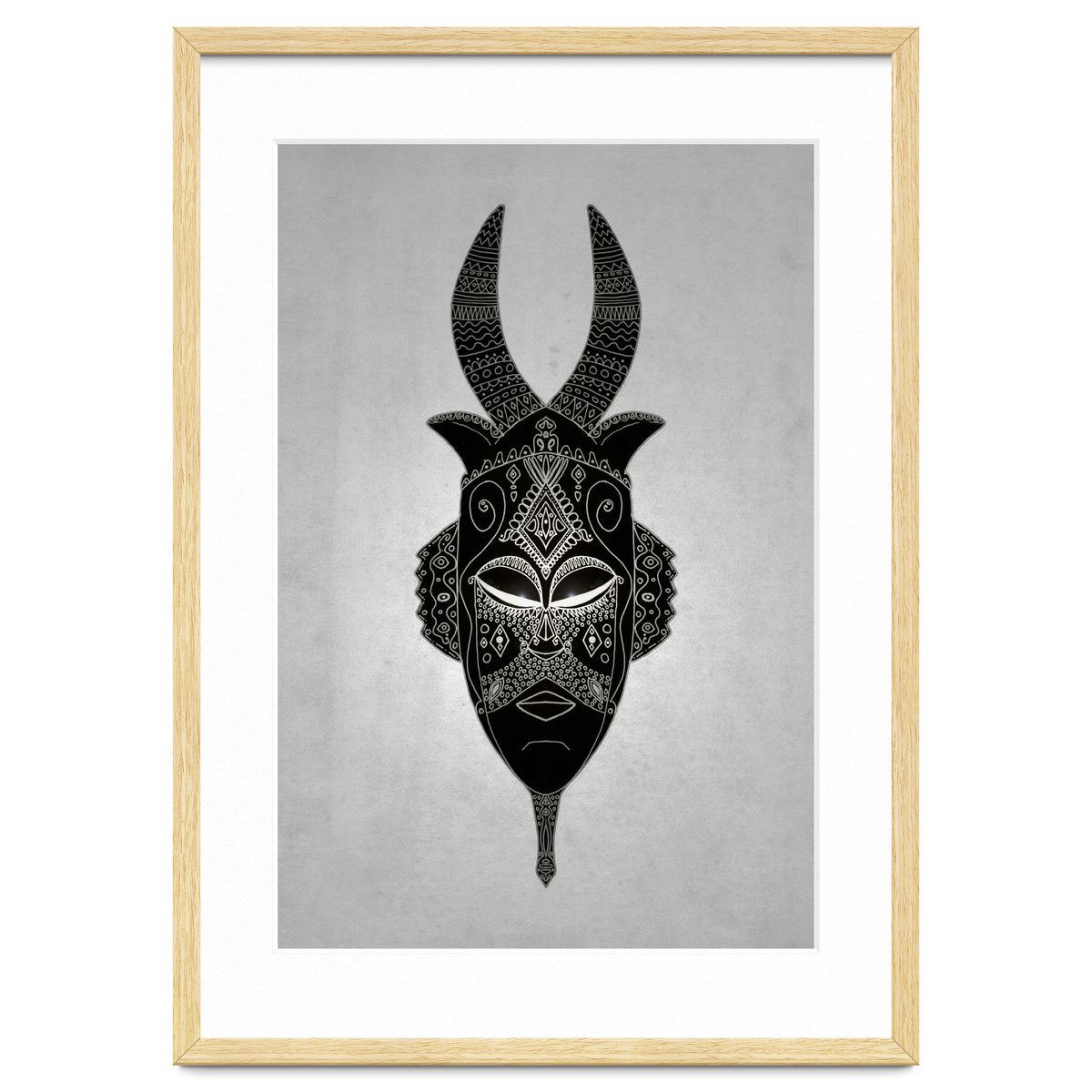 Horned Tribal Mask