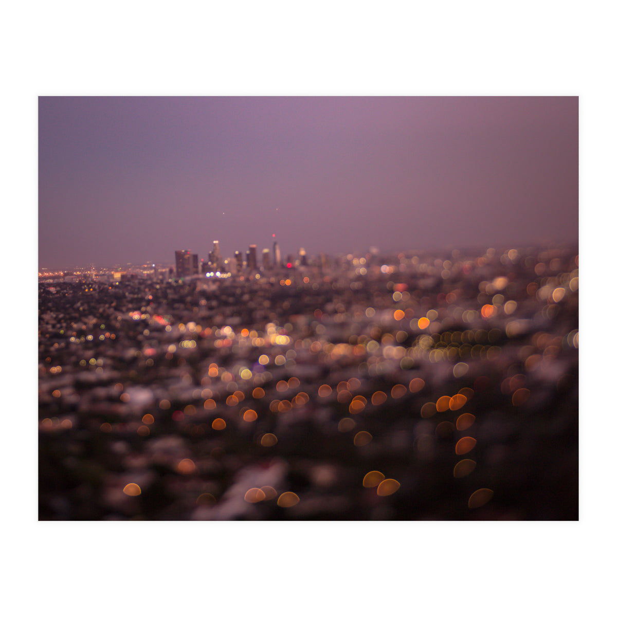 Los Angeles at Night (Print Only)