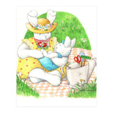 Momma Bunny & Baby (Print Only) thumbnail