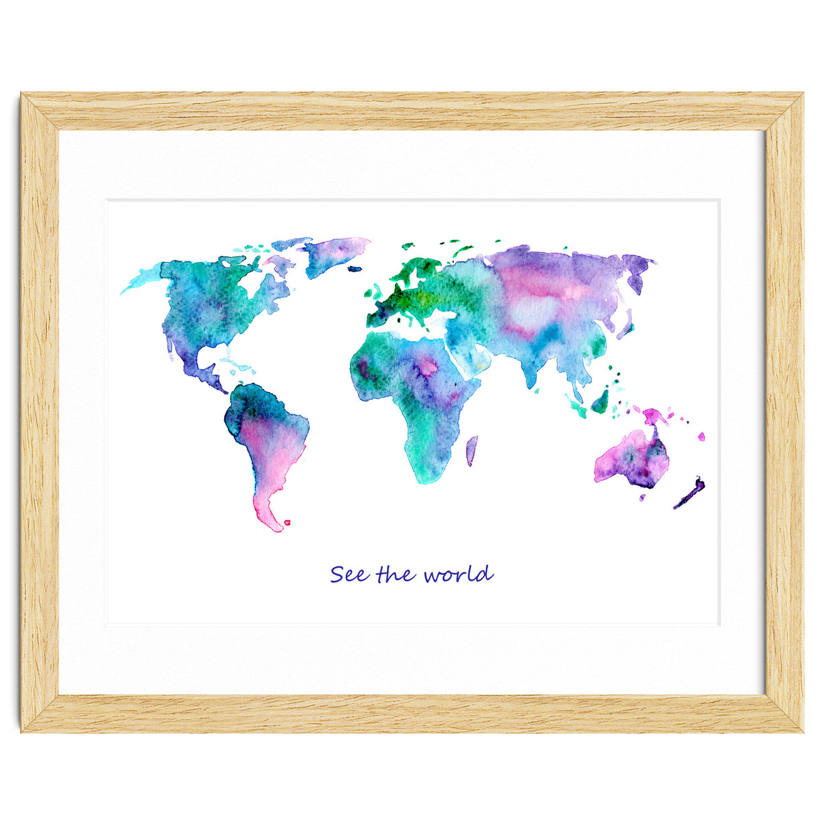 See the world || watercolor