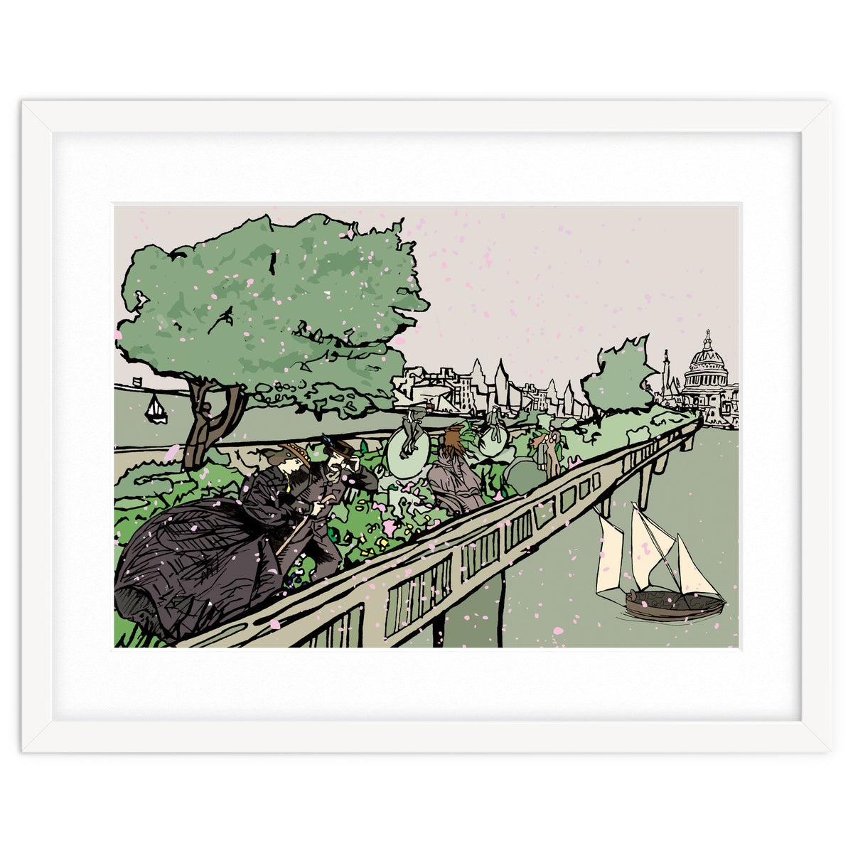 A Windy Day On The Garden Bridge