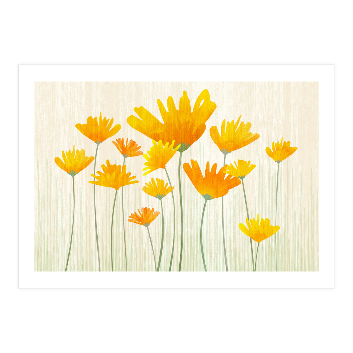 Golden Poppy Field (Print Only)