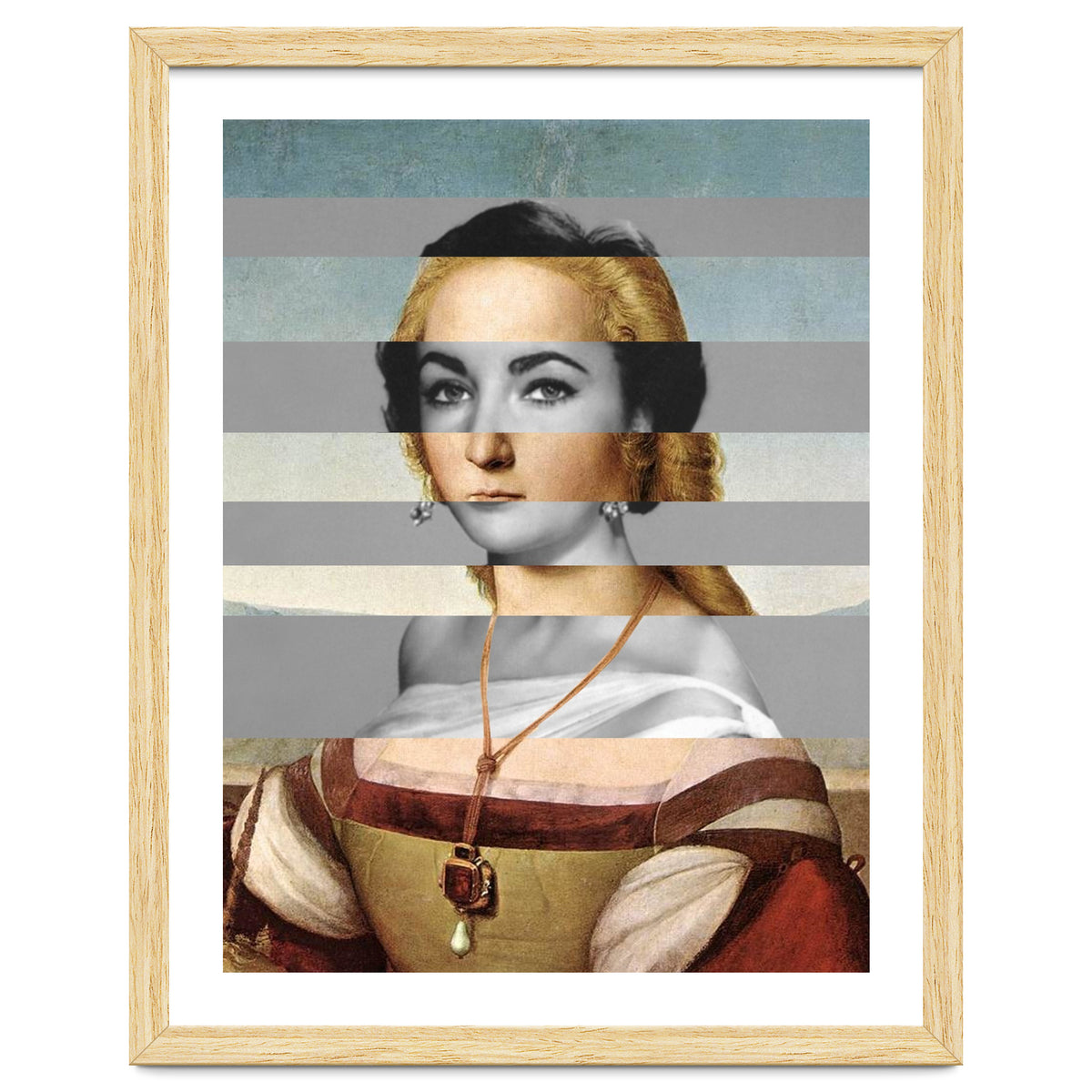 Rafael Portrait of Young Woman with Unicorn & Liz Taylor