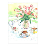 Tea & Tulips (Print Only) thumbnail