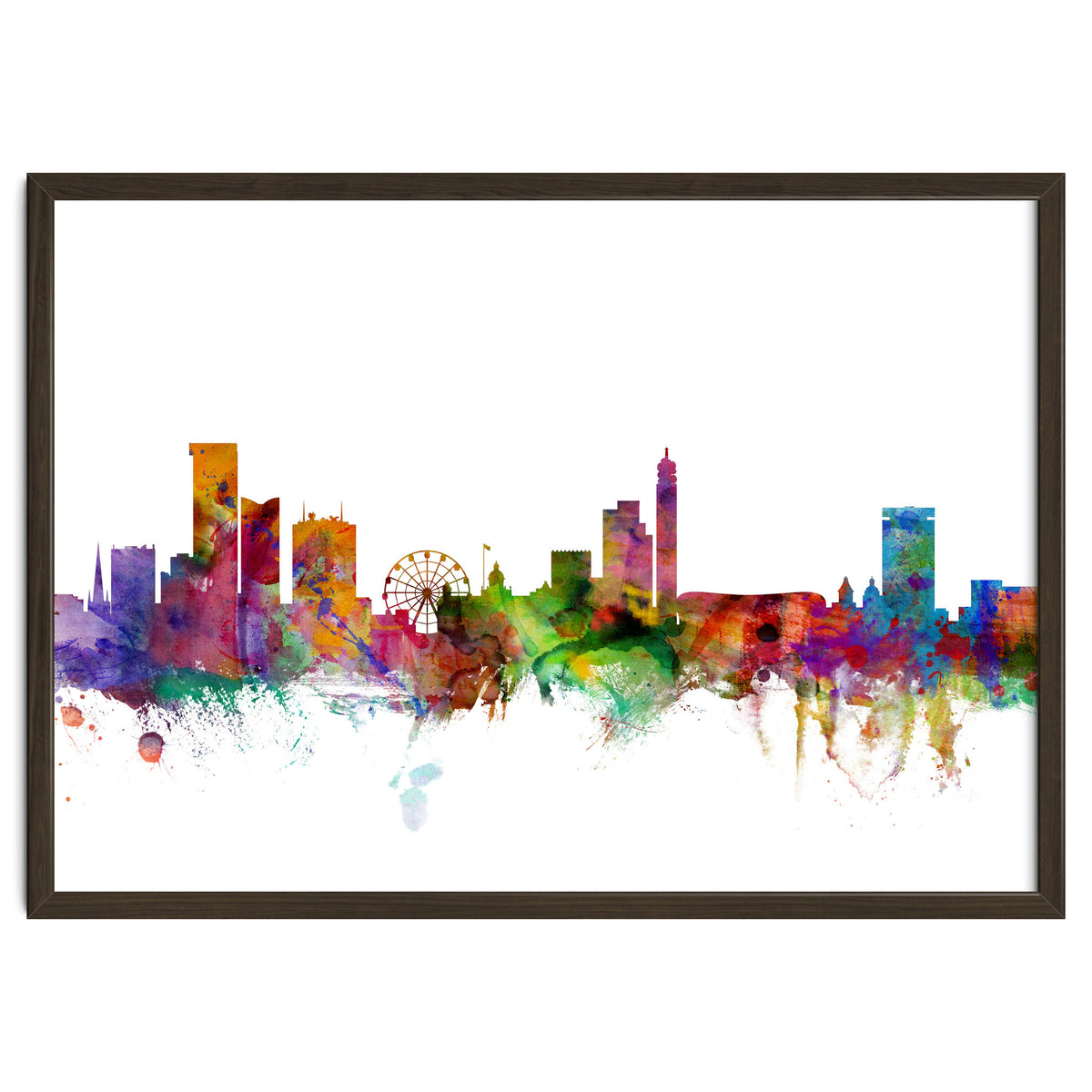 Birmingham England Skyline