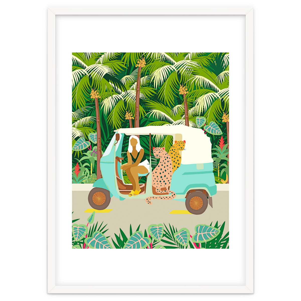 Rikshaw ride with Javan leopards in Bali | Tropical Nature Jungle Bohemian Wildlife Travel