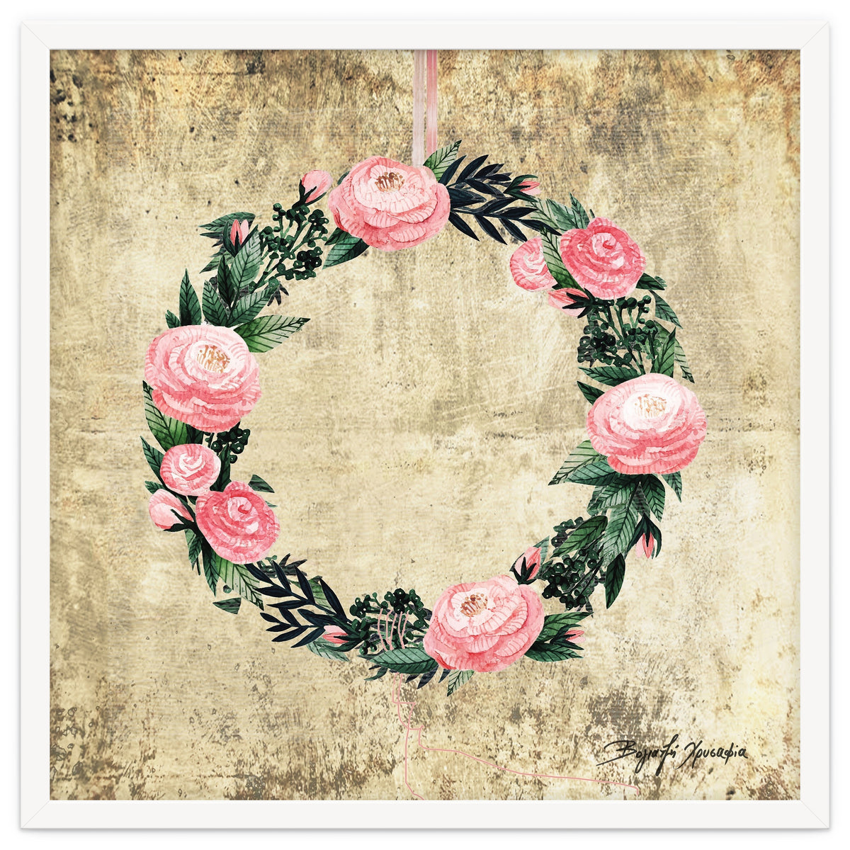 Wreath #Rose Flowers #Royal collection