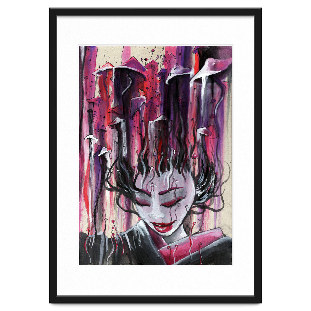 Geisha in Mushrooms: The Surrealistic Concubine