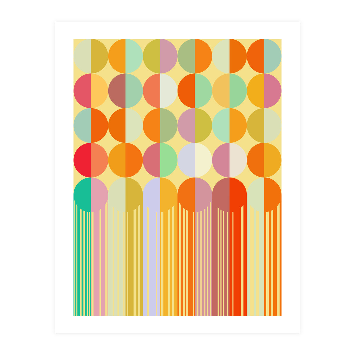 Pattern with circles (Print Only)