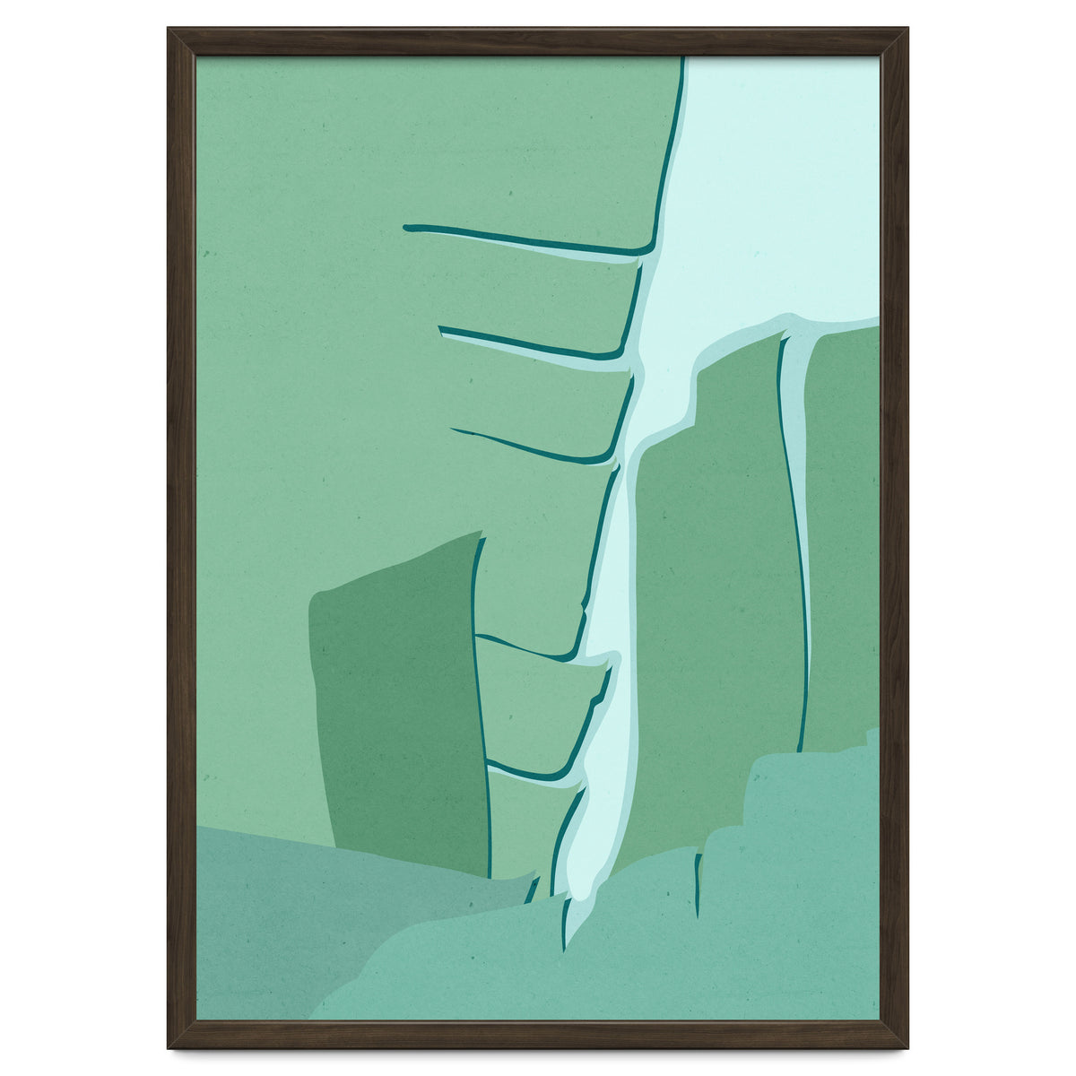 Abstract Banana Leaves One - Greener Eden