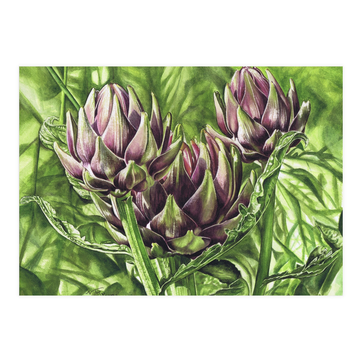 Artichoke Forest (Print Only)
