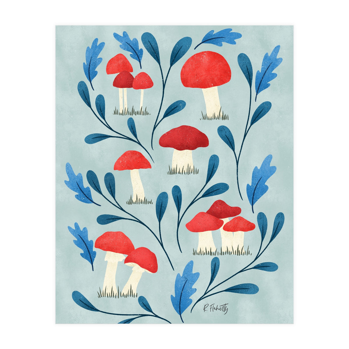 Forest Mushrooms (Print Only)