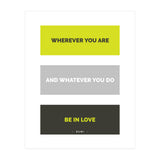 Be In Love - Rumi Quote Typography (Print Only) thumbnail