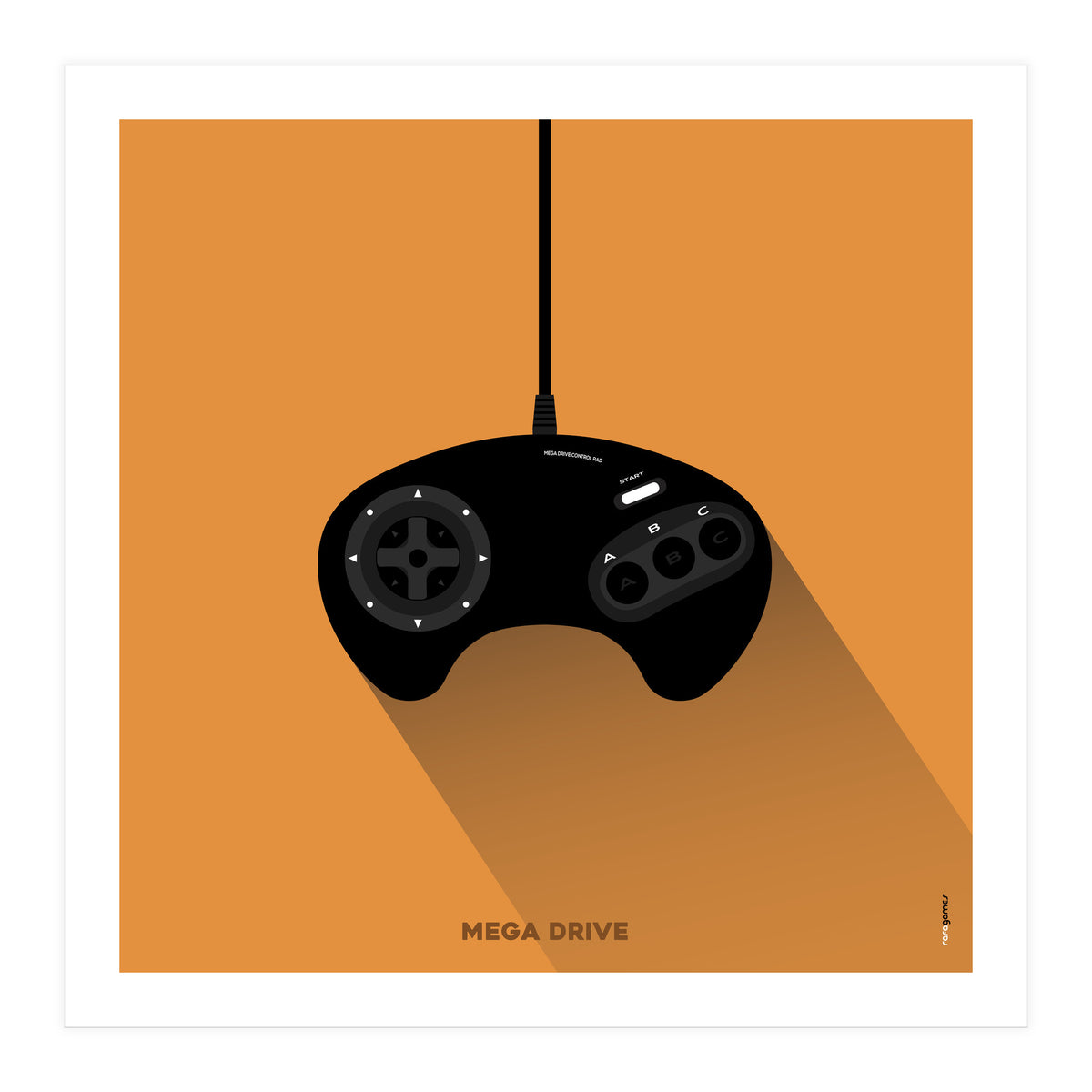 Joystick Videogames Mega Drive (Print Only)