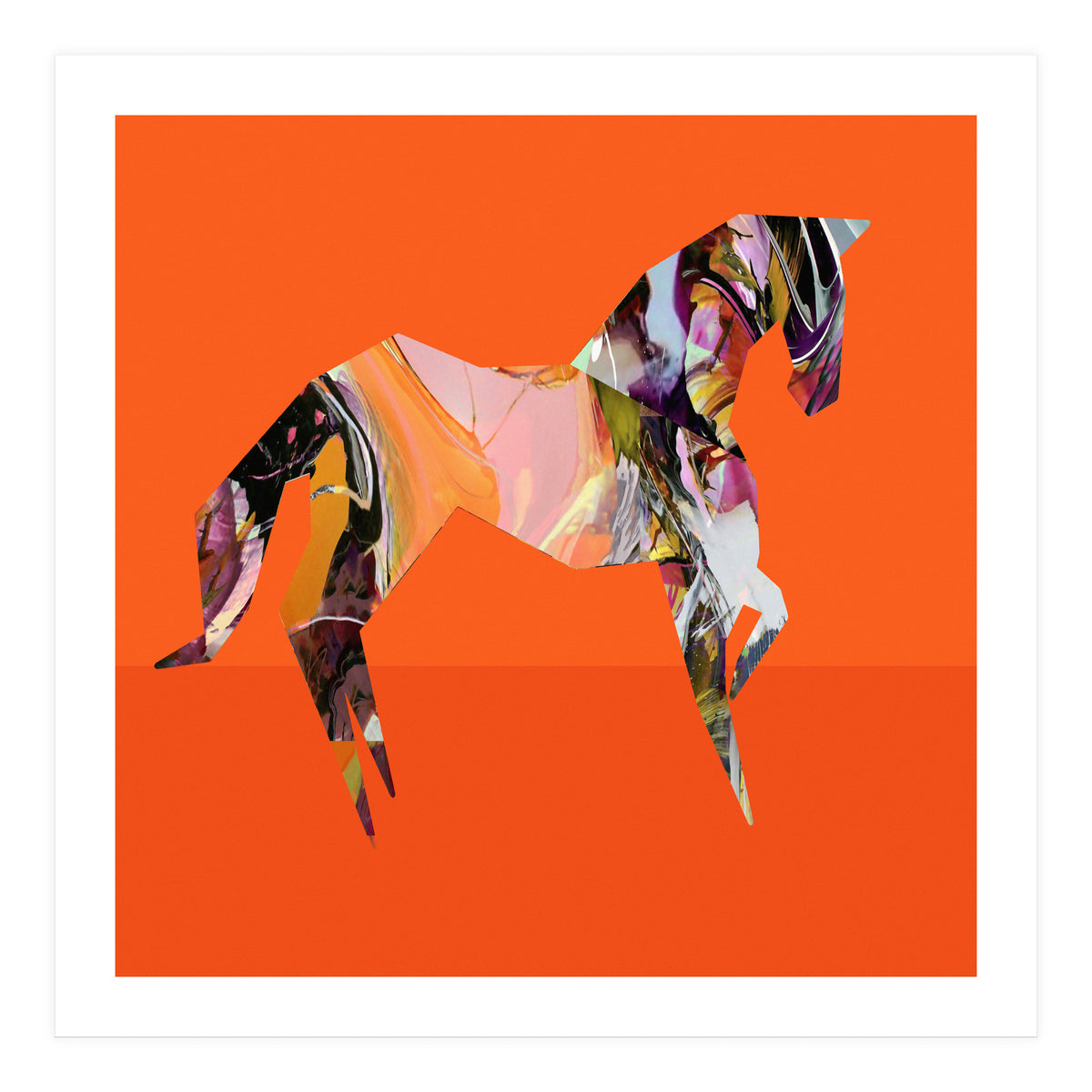 Crazy Ab Horse (Print Only)