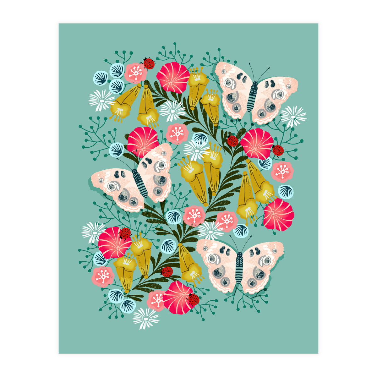 Buckeye Butterfly (Print Only)