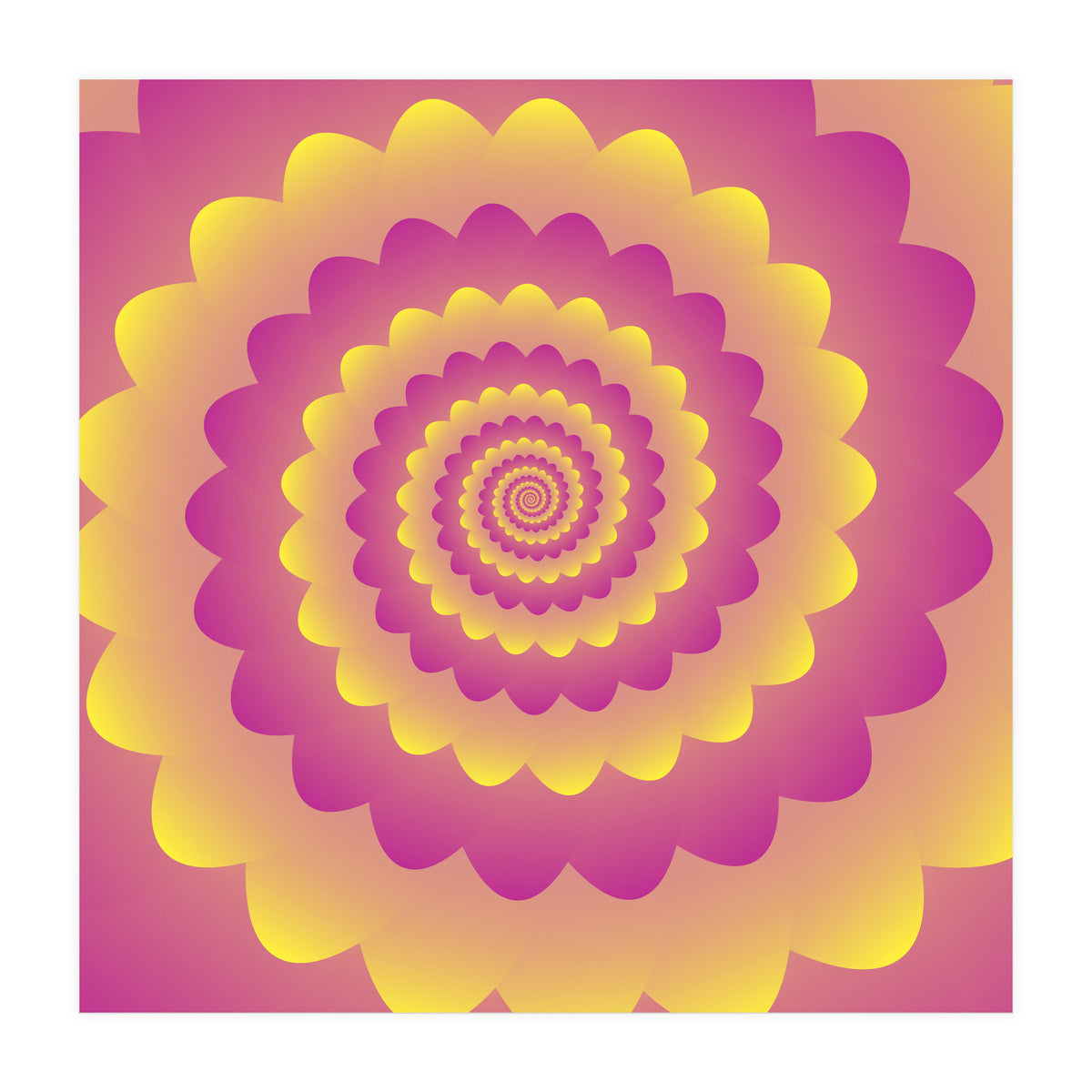 Indain Rangoli Pattern  (Print Only)