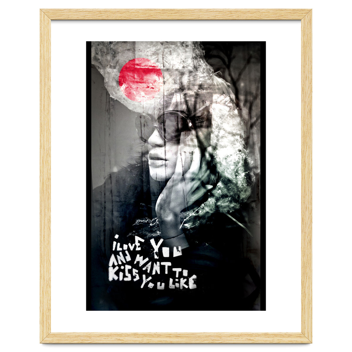 and want to kiss you like...