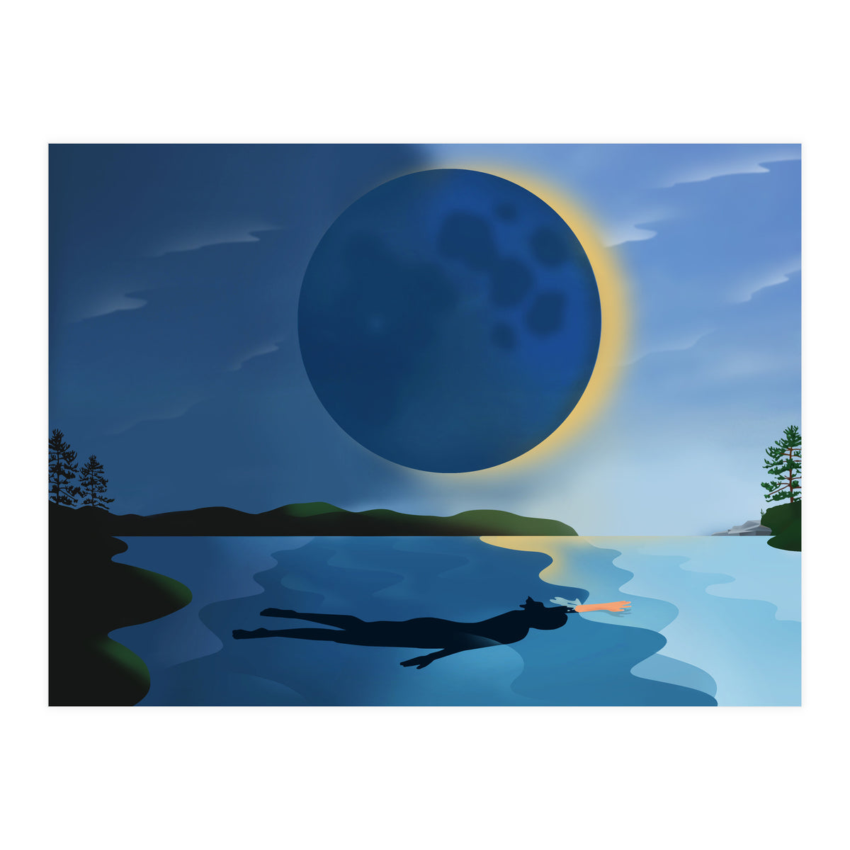 Night Swim (Print Only)