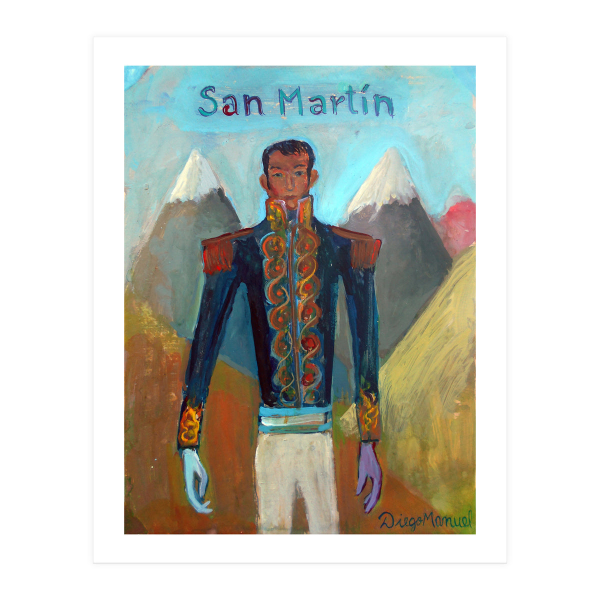 San Martin Cruzando Los Andes 6 (Print Only)