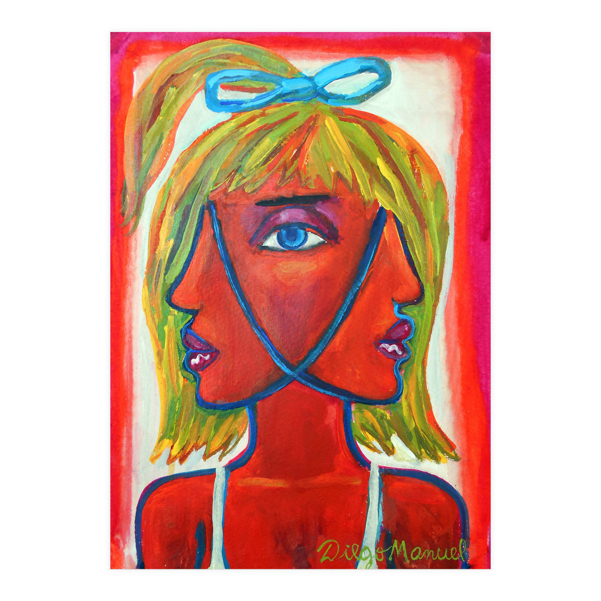 Cabeza De Mujer 9 (Print Only)