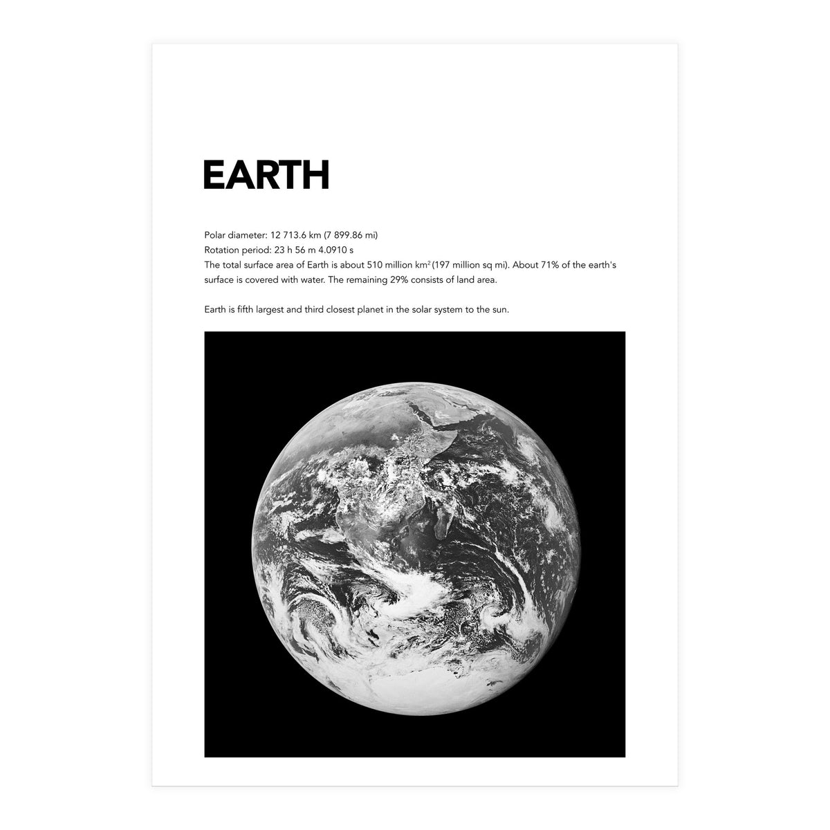 EARTH (Print Only)