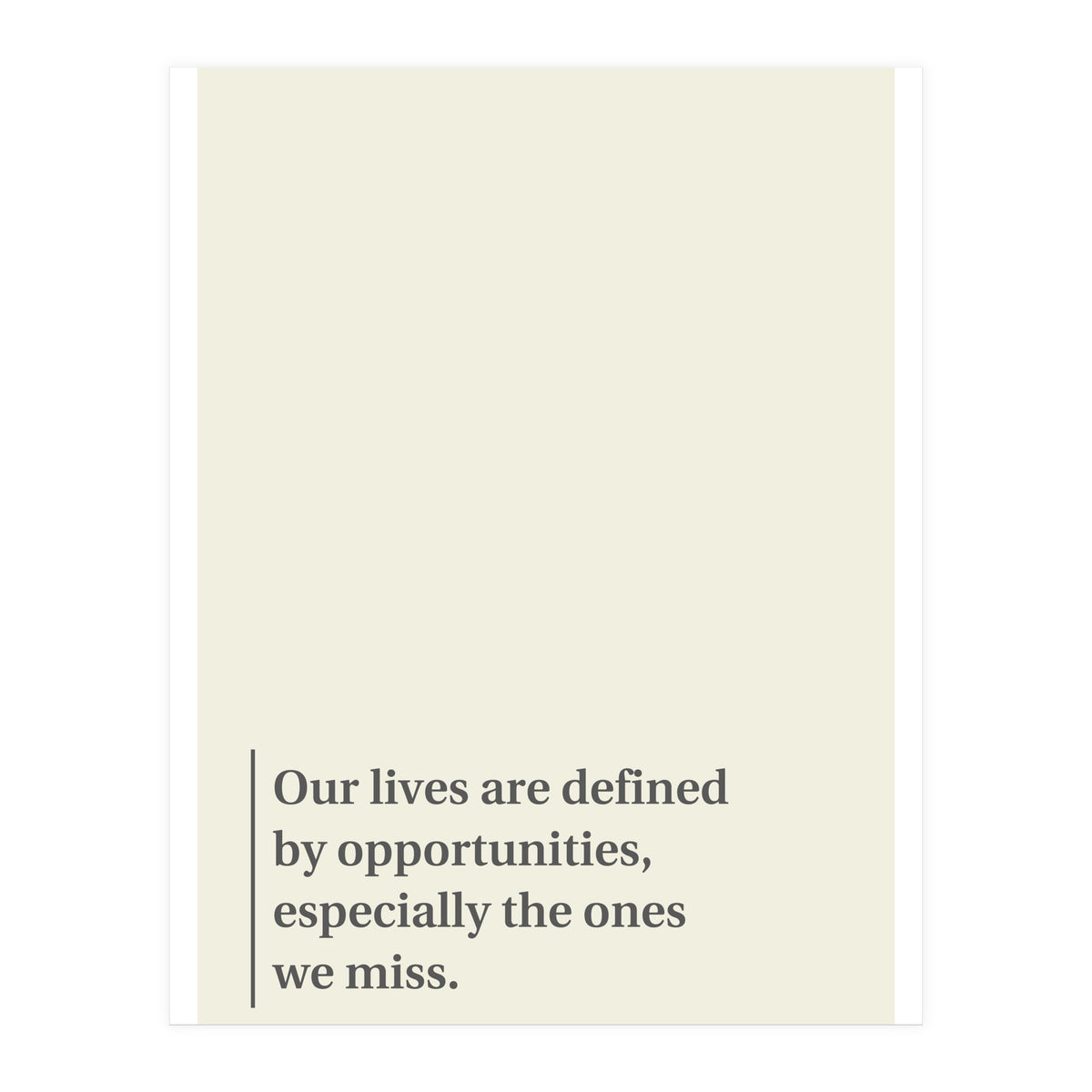 OPPORTUNITIES (Print Only)