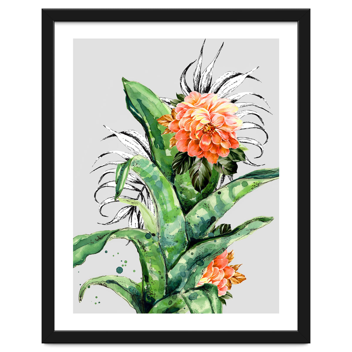 Collage of florid nature