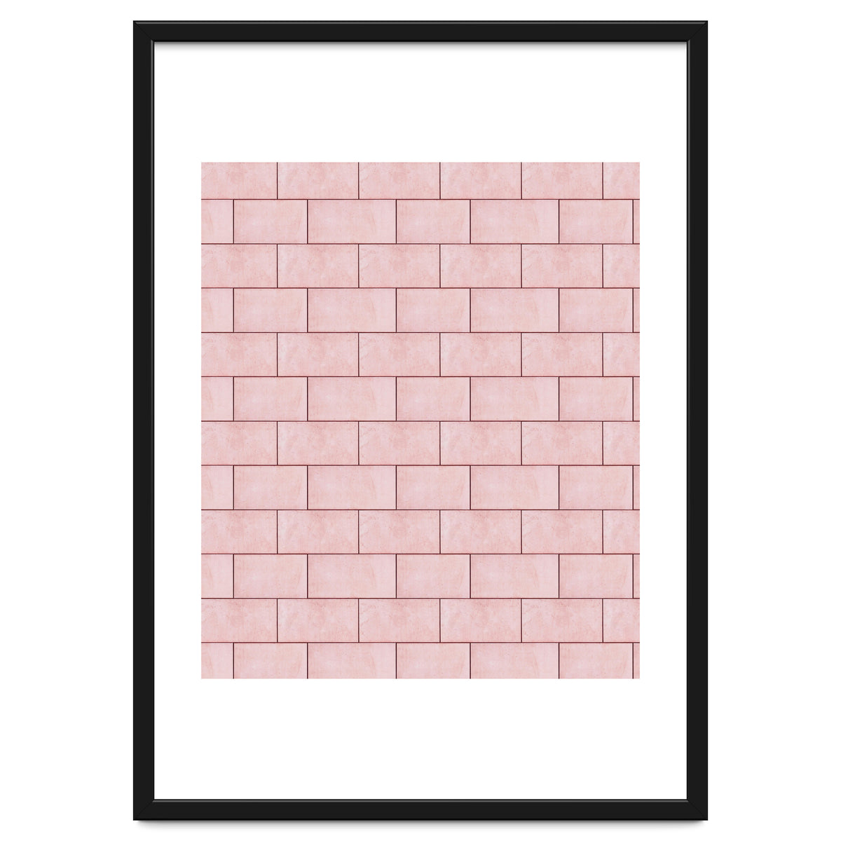 Blush Brick Imperfection