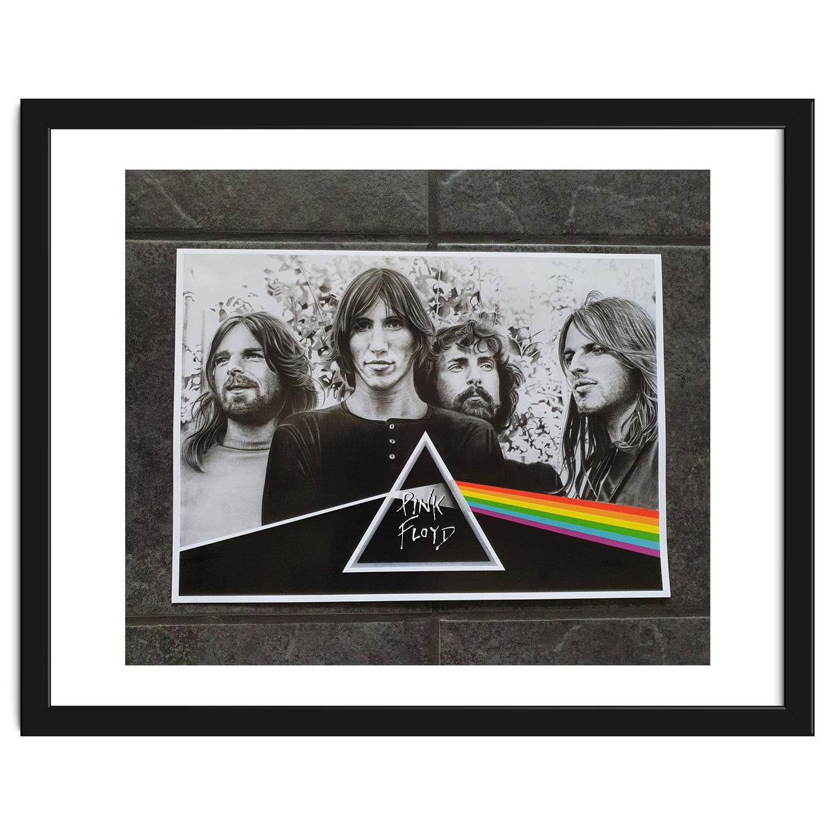 Pink Floyd DSOTM Pencil Portrait Print