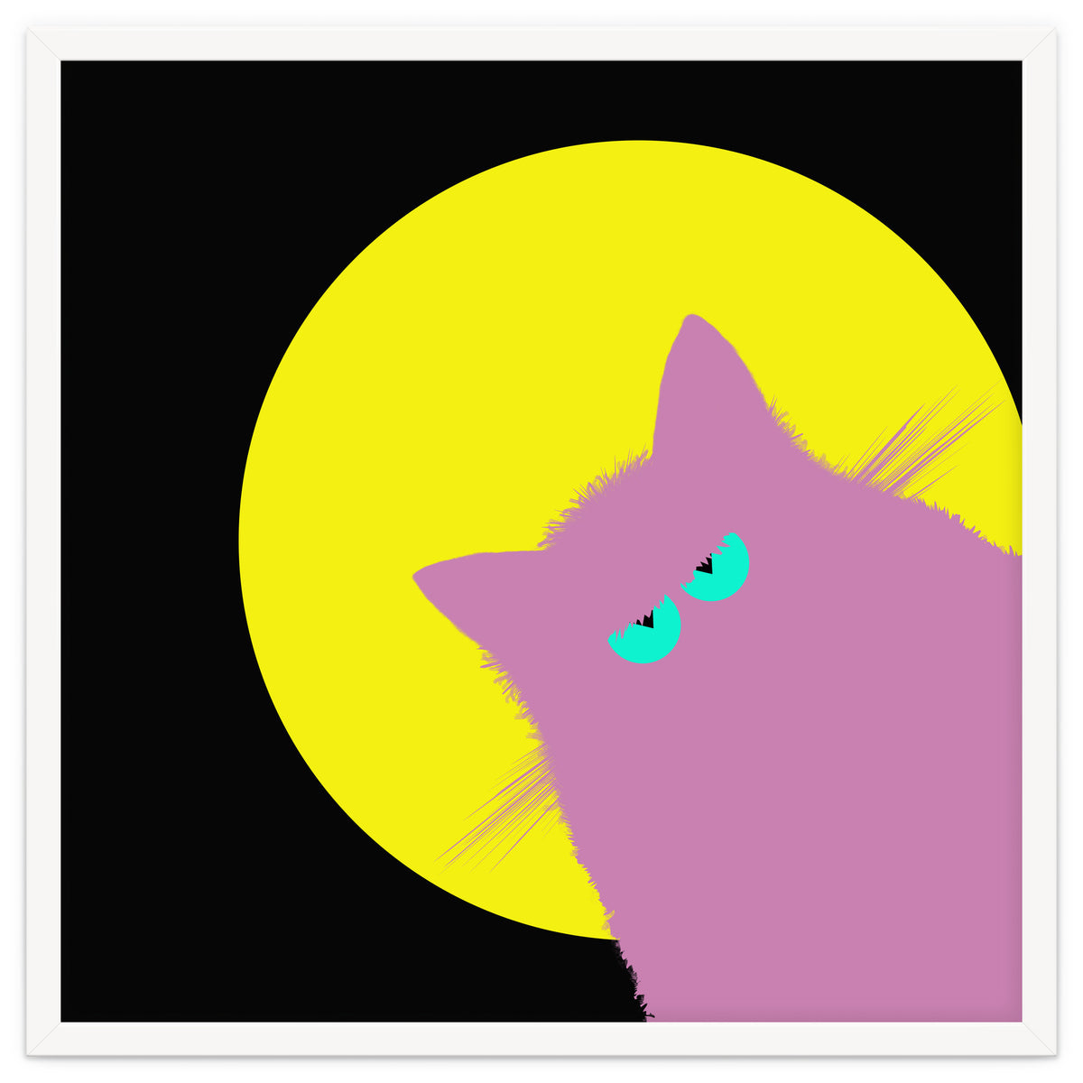 Full Moon Lilac Cat