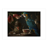 Parrot with a Tea Cup and Teapot (Print Only) thumbnail