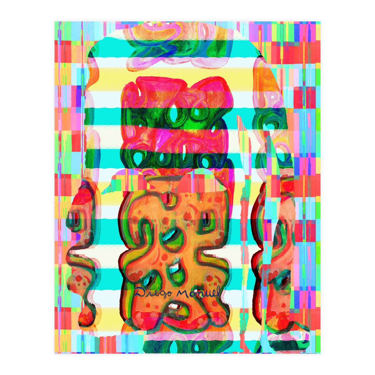 Abstracto Pop Nuevo B Nuevo 18 (Print Only)