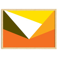 Geometric Shapes No. 58 - yellow & orange